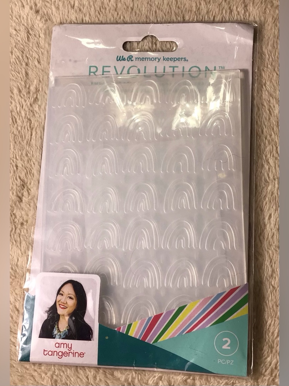 Clear Embossing Folder set